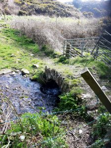 Stone bridge over burn