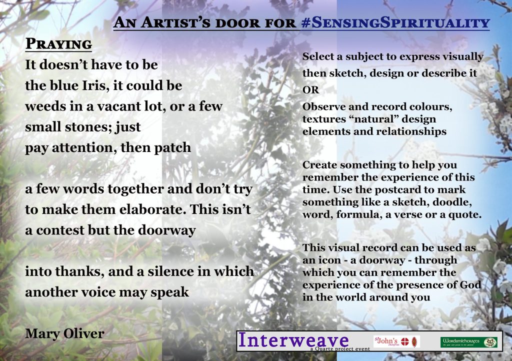An artists door for sensing spirituality