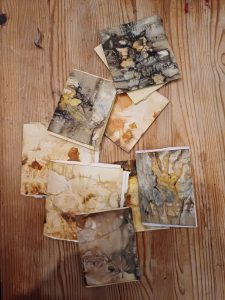 Hand made paper books